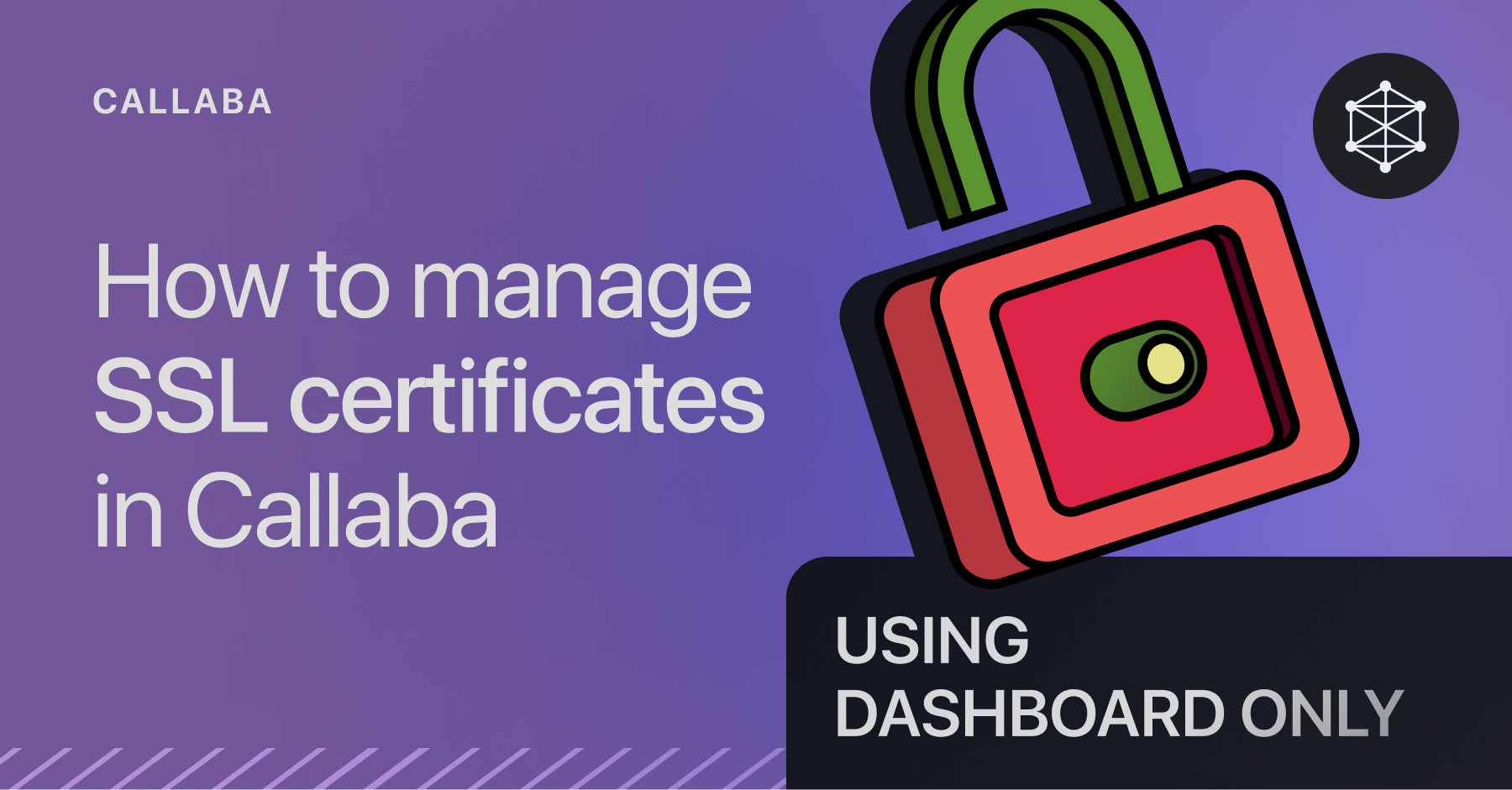 How to manage SSL Certificates via dashboard