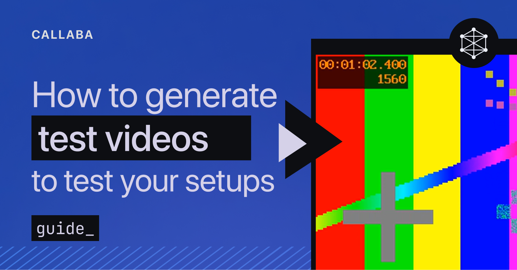 How to generate Test Videos to test your setups