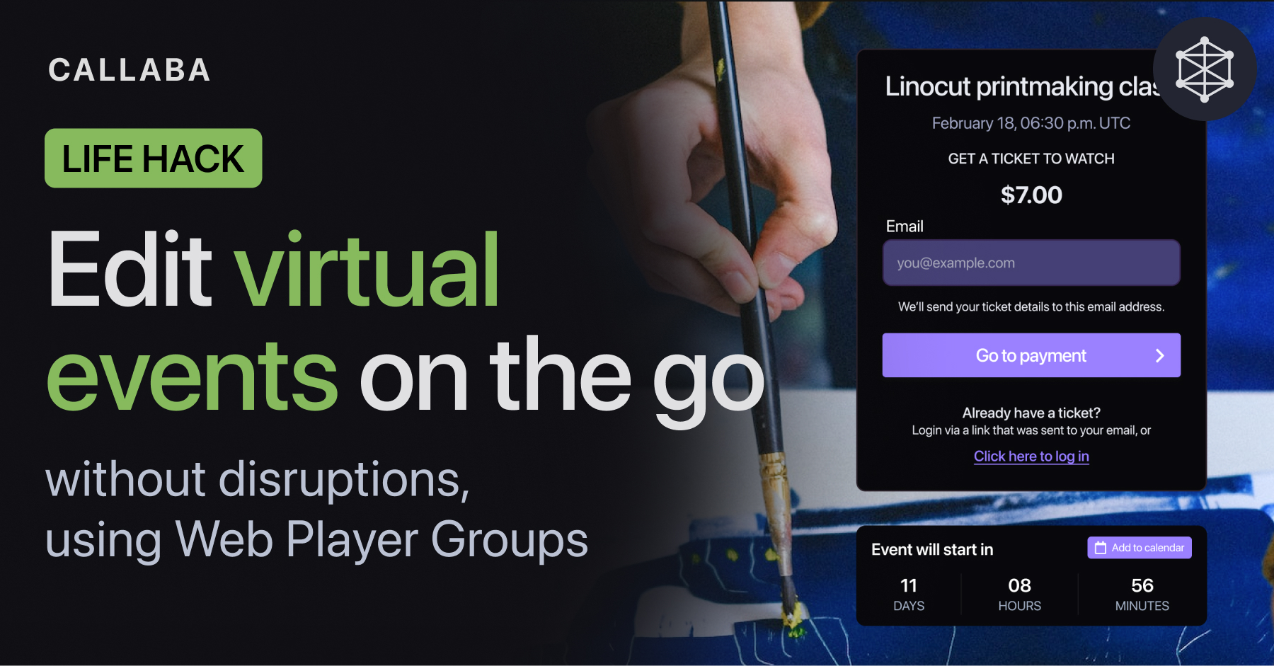 Life Hack : Edit virtual events on the go using Web Player Groups