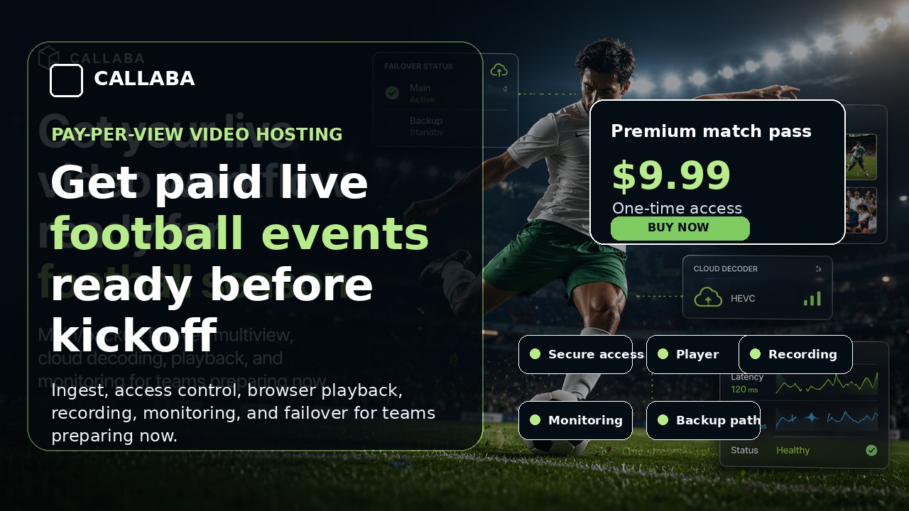 Pay-per-view video hosting: practical setup for paid live events and VOD