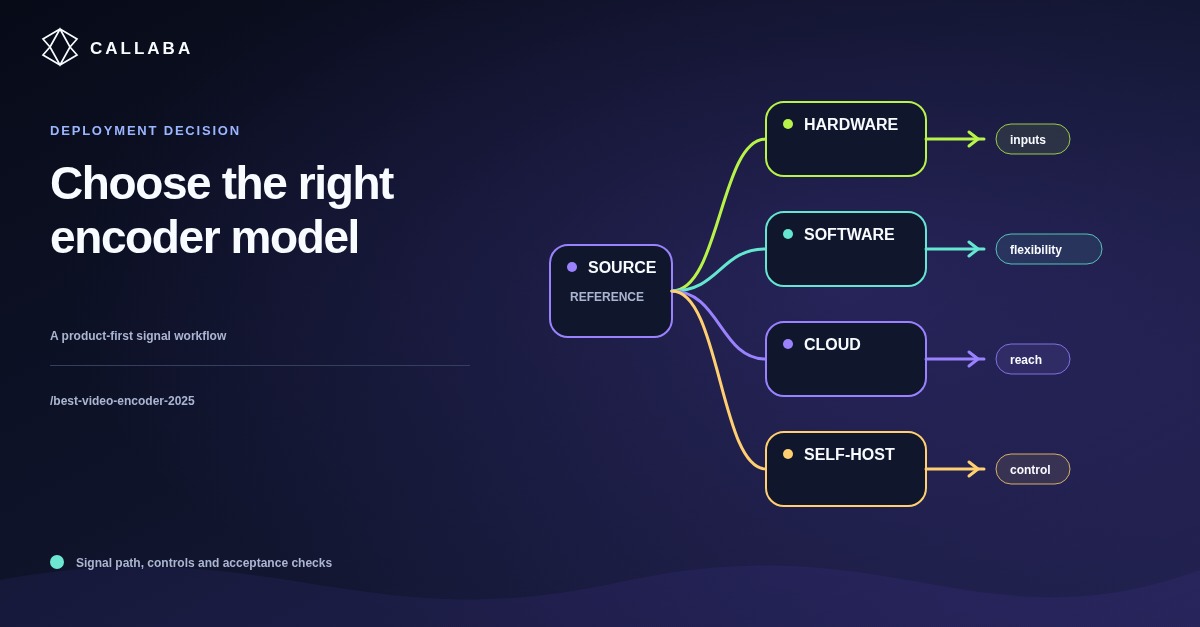 Best Video Encoder for Live Streaming: Hardware vs Software | Callaba