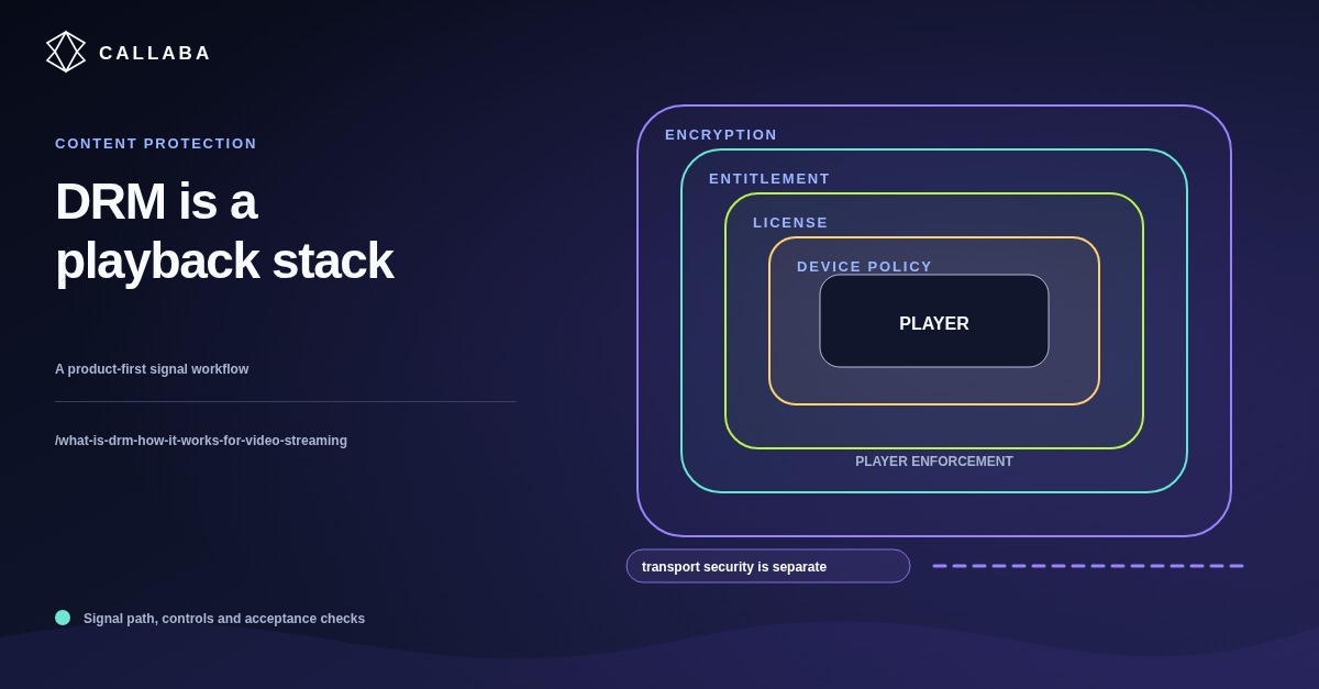 Video DRM Explained: Licenses, Encryption and Playback | Callaba